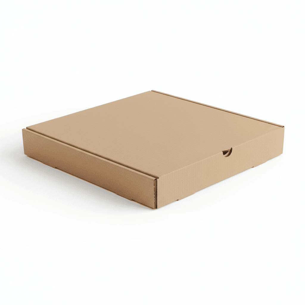 Brown 3-Ply Corrugated Pizza Boxes